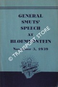Book cover of Why the Union is at War with Nazi Germany [General Smuts' Speech at Bloemfontein, November 3, 1939] by SMUTS, J. C.